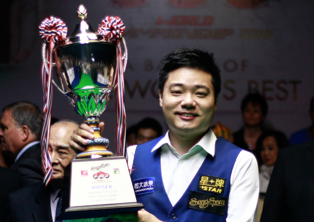 Ding Junhui Campeón 6 Red World Championship 2016